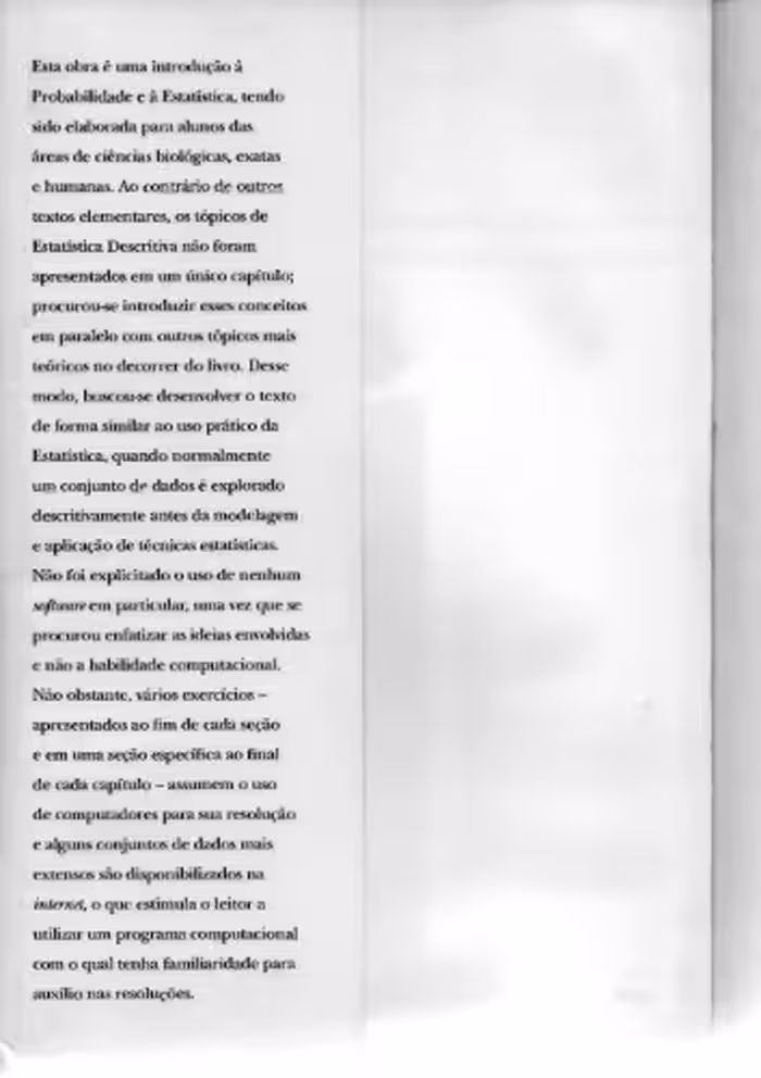 خرید و دانلود نسخه کامل کتاب Noções de probabilidade e estatística