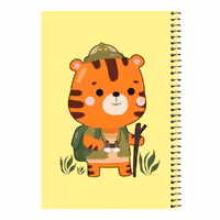 دفتر مشق 80 برگ اس جی مدل ببر کد 15