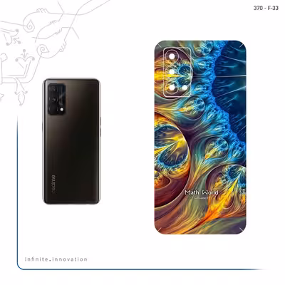 برچسب پوششی ماهوت مدل Mathematical Geometric Shape 8 مناسب برای گوشی موبایل ریلمی GT Master