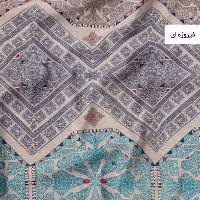 سرویس ملفحه خانه سفید مدل قلعه یک نفره دو تکه