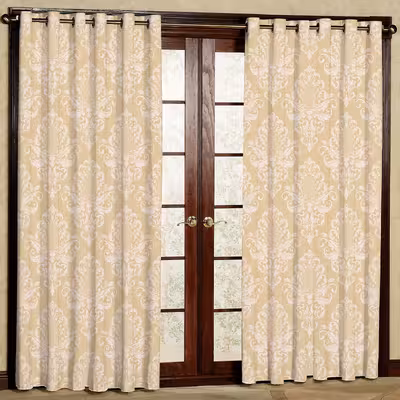  پرده مدل گلدار مخمل پانچی کد 184 سایز 140x280 سانتی متر