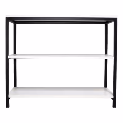 کتابخانه مدل سه طبقه چوبی فلزی کد 433