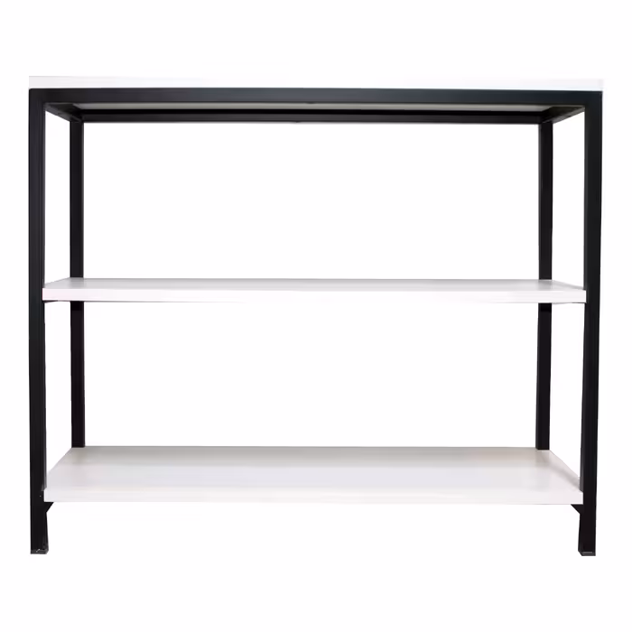 کتابخانه مدل سه طبقه چوبی فلزی کد 433