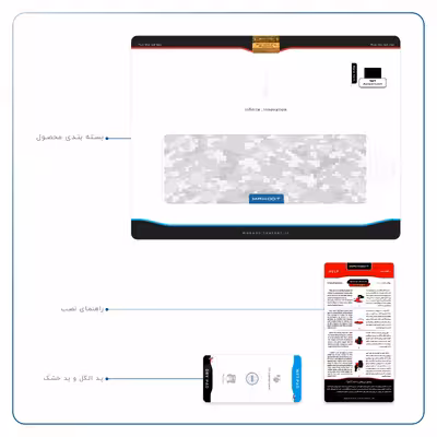 برچسب پوششی ماهوت مدل Army-Winter-Pixel مناسب برای تبلت اپل iPad Air 2013 A1475