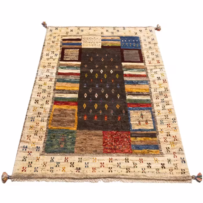 گبه دستباف ذرع و نیم سی پرشیا کد 122169