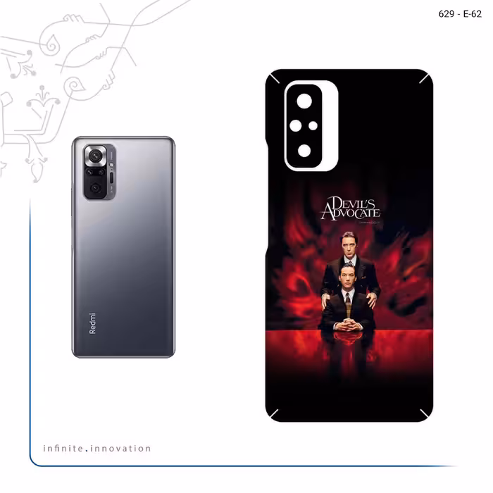 برچسب پوششی ماهوت مدل The Devils Advocate مناسب برای گوشی موبایل شیائومی Redmi Note 10 Pro
