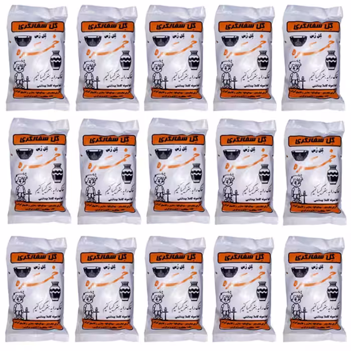 گل سفالگری مدل ARYA کد 453 مجموعه 15 عددی