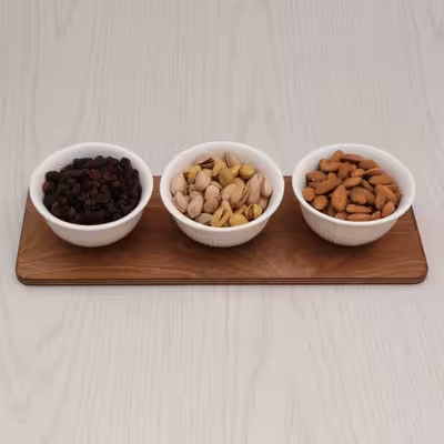 کاسه سرامیکی مدل S به همراه استند مجموعه 4 عددی