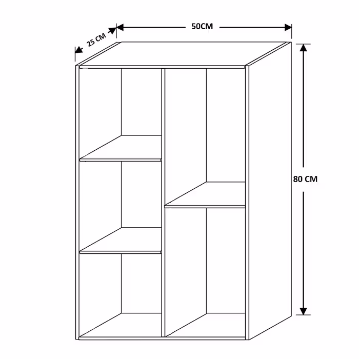 کتابخانه مدل قفسه ای IKE4407
