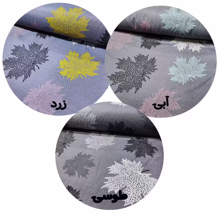 ملحفه مدل کشدار طرح پاییزی یکونیم نفره سایز 120×200 سانتی متر