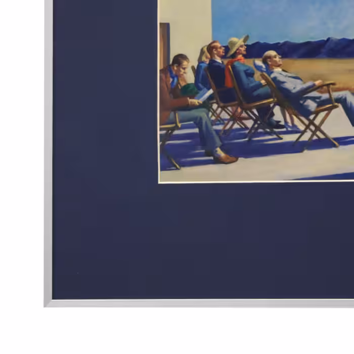 تابلو مدل نقاشی مردم در آفتاب