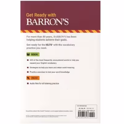 کتاب Barrons IELTS Essential Words 4th Edition اثر Lin Lougheed انتشارات بارونز