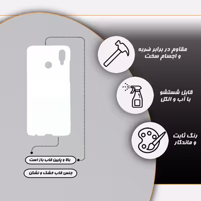کاور قاب گارد مدل دخترانه مناسب برای گوشی موبایل سامسونگ galaxy A20/A30