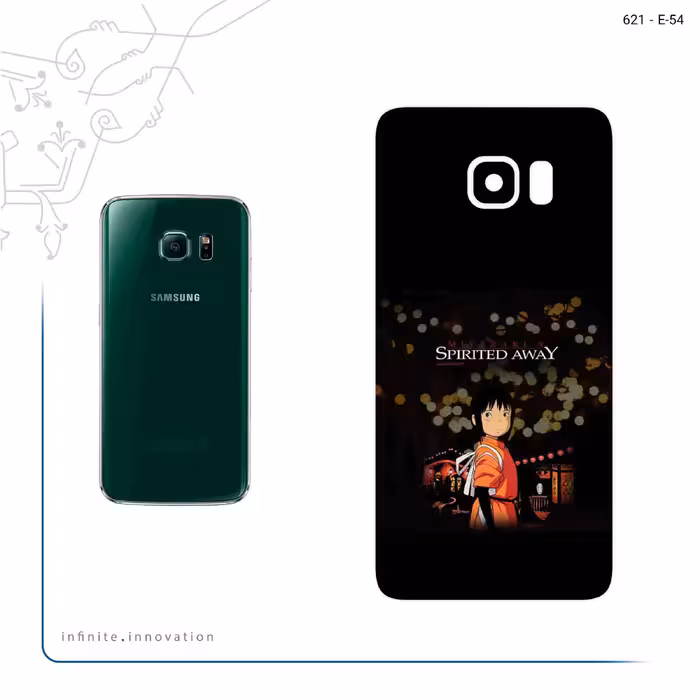 برچسب پوششی ماهوت مدل Spirited Away مناسب برای گوشی موبایل سامسونگ Galaxy S6 Edge