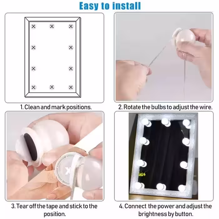 ریسه ال ای دی مدل Hollywood طول 3.5 متر