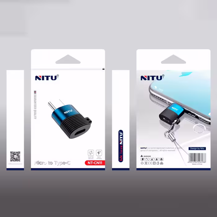 مبدل microUSB به USB-C نیتو مدل NT-CN11