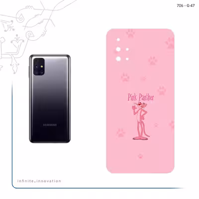 برچسب پوششی ماهوت مدل The Pink Panther مناسب برای گوشی موبایل سامسونگ Galaxy M31S