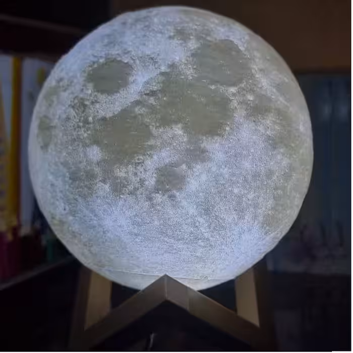 آباژور رومیزی طرح کره ماه