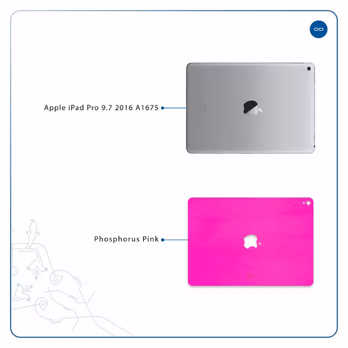 برچسب پوششی ماهوت مدل Phosphorus-Pink مناسب برای تبلت اپل iPad Pro 9.7 2016 A1675