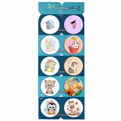 پیکسل پرمانه طرح cute کد pmg.5352 مجموعه 10 عددی