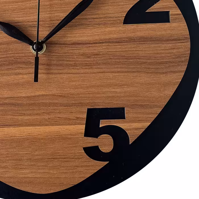 ساعت دیواری چشمه نور مدل  H8015-BR