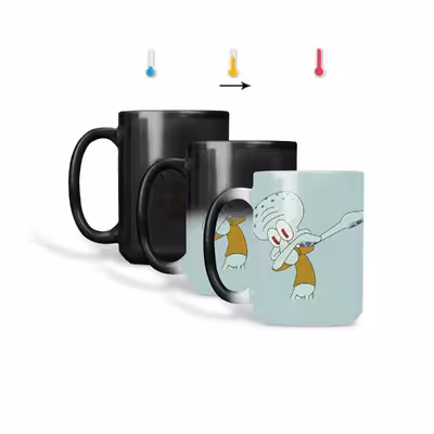 ماگ حرارتی طرح اسم مهرداد مدل گرافیکی اختاپوس 