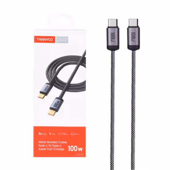کابل تبدیل USB-C به USB-C ترانیو مدل CC-4