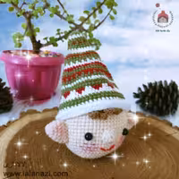 آویز فانتزی هدیه عروسک بافتنی جاکلیدی و جا سوییچی عروسک بافتنی آویز وروجک 