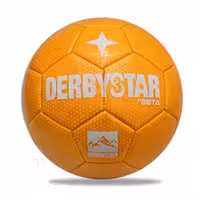 توپ فوتبال دربی استار سایز4 زرنگ چرم زنبوری