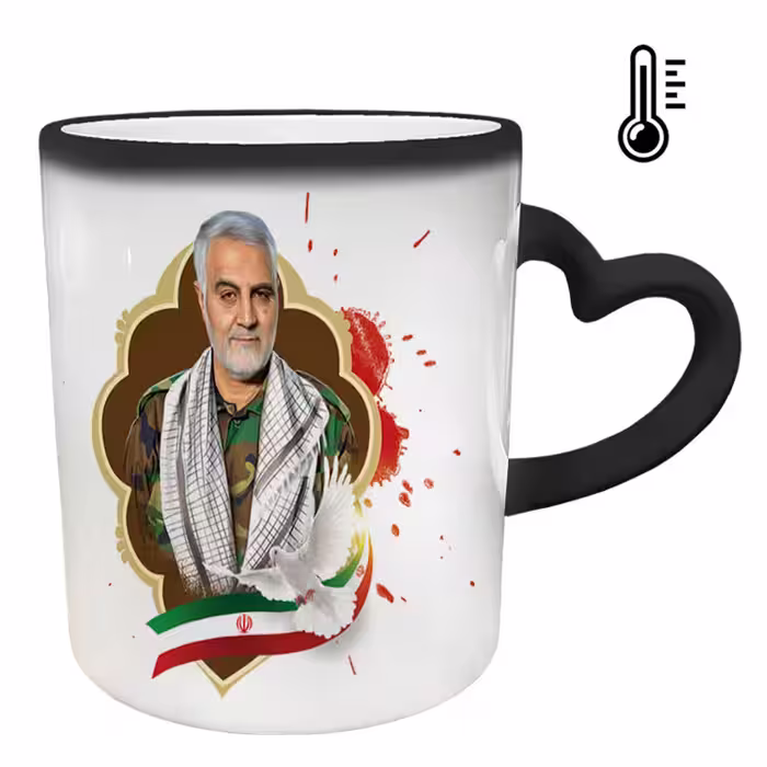 خرید ماگ-لیوان حرارتی  دسته ساده  سردار سلیمانی کد 14