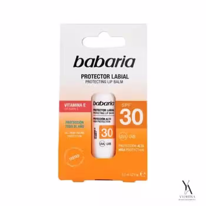 بالم لب محافظت کننده باباریا BABARIA با SPF30 حاوی ویتامین E حجم 30 میل