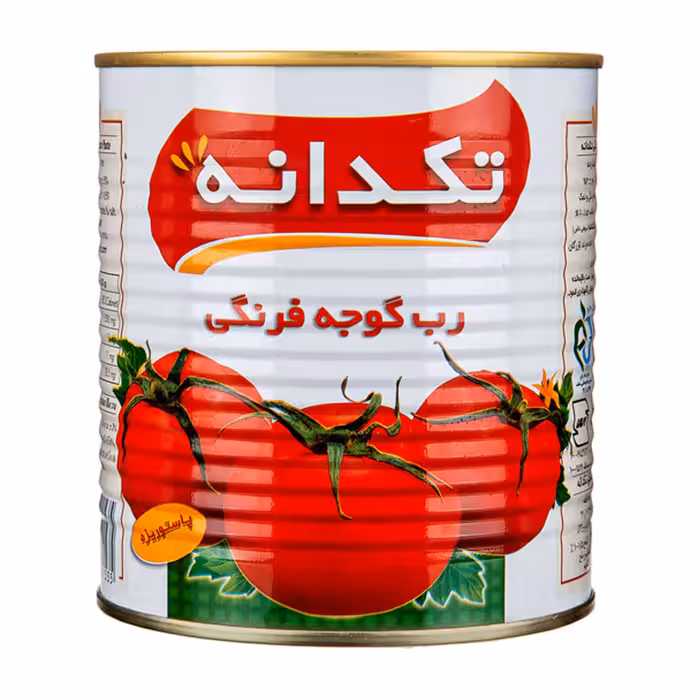 کنسرو رب گوجه فرنگی تکدانه 800 گرمی