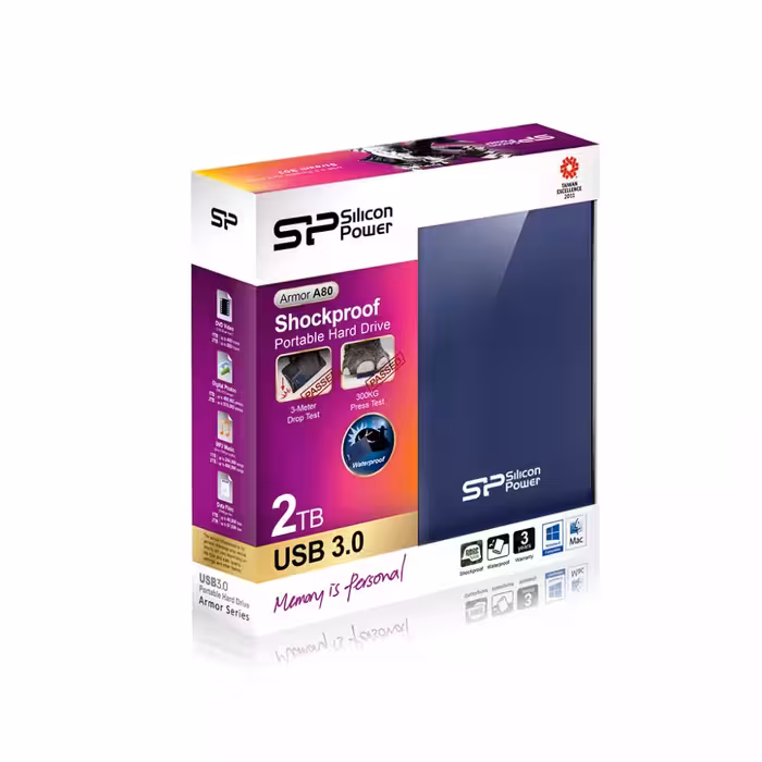 هارد اکسترنال سیلیکون پاور Silicon Power Armor A80 2TB