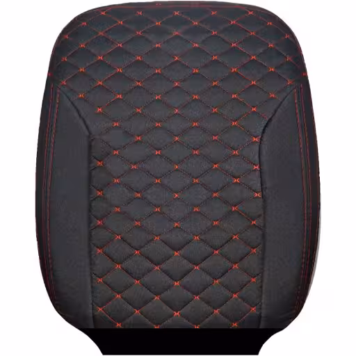 خرید روکش صندلی پراید 131 سوشیانت تیار مدل آبشار مشکی دوخت قرمز | اتوموبی