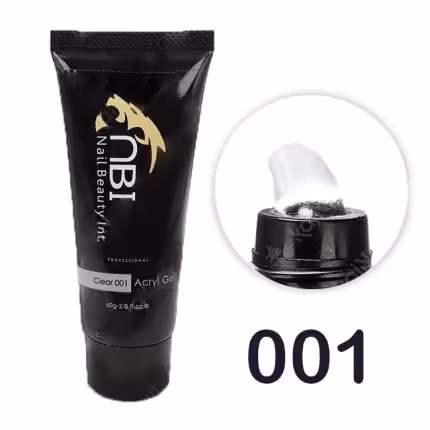 پلی ژل کاشت ناخن 60 میل کلییر ان بی آی nbi