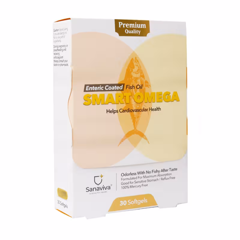 سافت ژل اسمارت امگا ساناویوا 30 عدد | Sanaviva Smart Omega