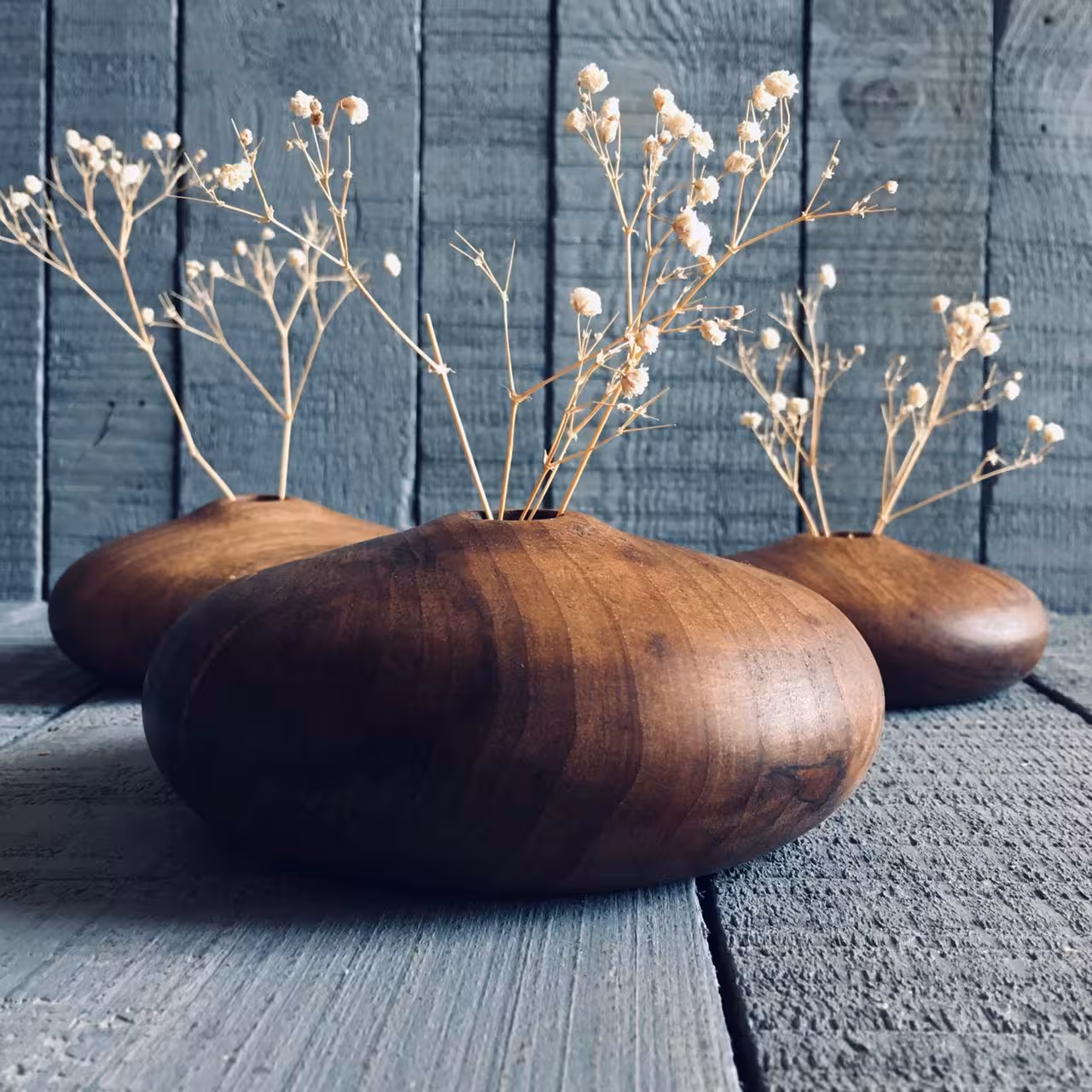 گلدان چوبی کد1024