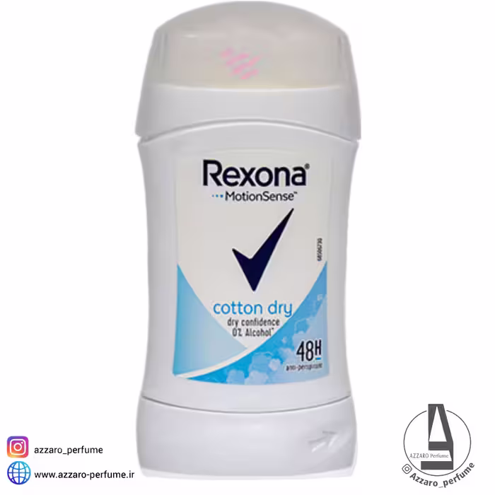 استیک ضدتعریق زنانه رکسونا مدل cotton dry حجم 40 گرم