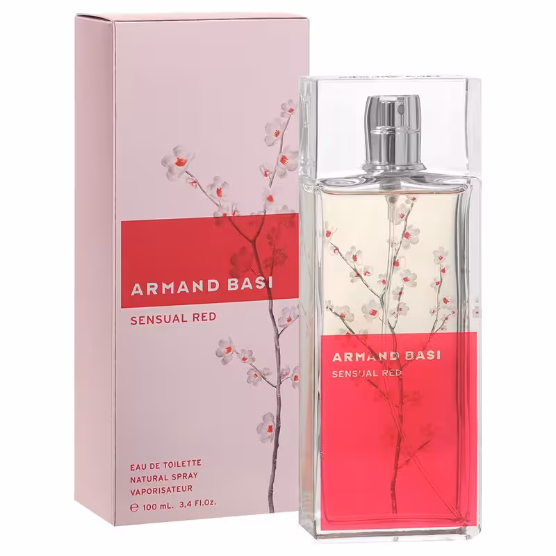 عطر و ادکلن زنانه آرماند باسی سنشوال رد ادوتویلت ARMAND BASI SENSUAL RED EDT FOR WOMEN