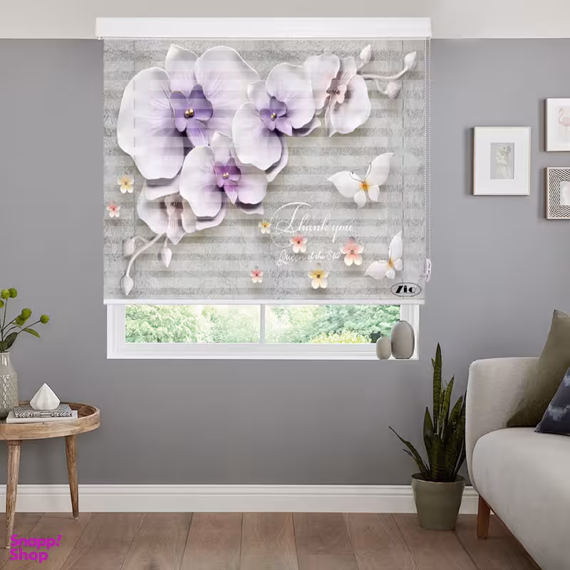 پرده زبرا زیو مدل 3D-1100 سایز 150x200 سانتی متر