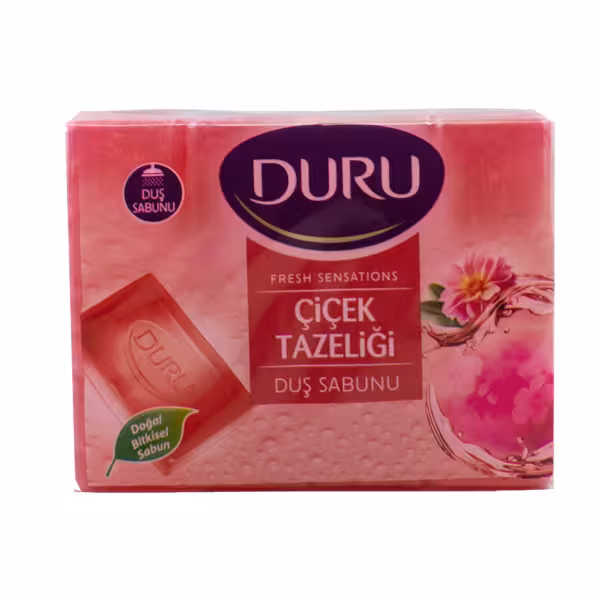 صابون حمام دورو با رایحه گل های بهاری وزن 150g بسته 4 تایی