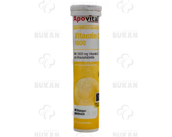 قرص جوشان ویتامین C (1000 میلی گرم) آپوویتال