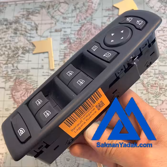 کلید مادر شیشه بالابر رنو مگان فلوئنس 254000006R