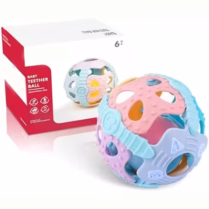 اسباب بازی جغجغه دندانگیر توپی نوزاد  Sobebear YL1022-14