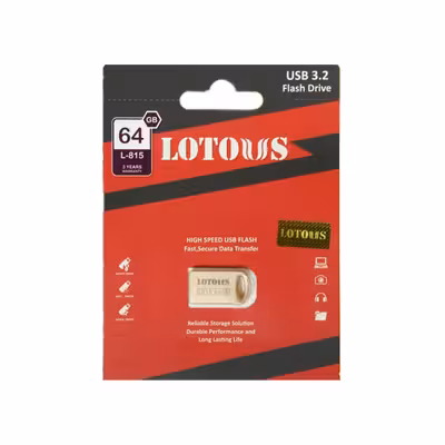 فلش مموری 64 گیگ USB 3.2 لوتوس L-815