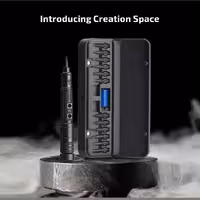 پیچ گوشتی شارژی و دستی الکترونیکی کرییشن اسپیس مدل CS0602A مجموعه 30 عددی