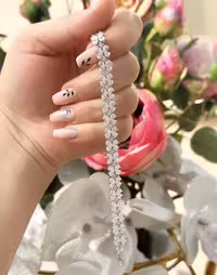 دستبند نقره زنانه کد 30193