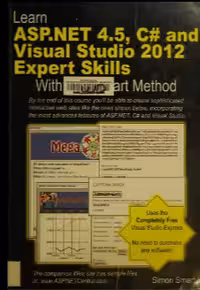 خرید و دانلود نسخه کامل کتاب Learn ASPNET 45 , C# and Visual Studio 2012 Expert Skills - Pdf