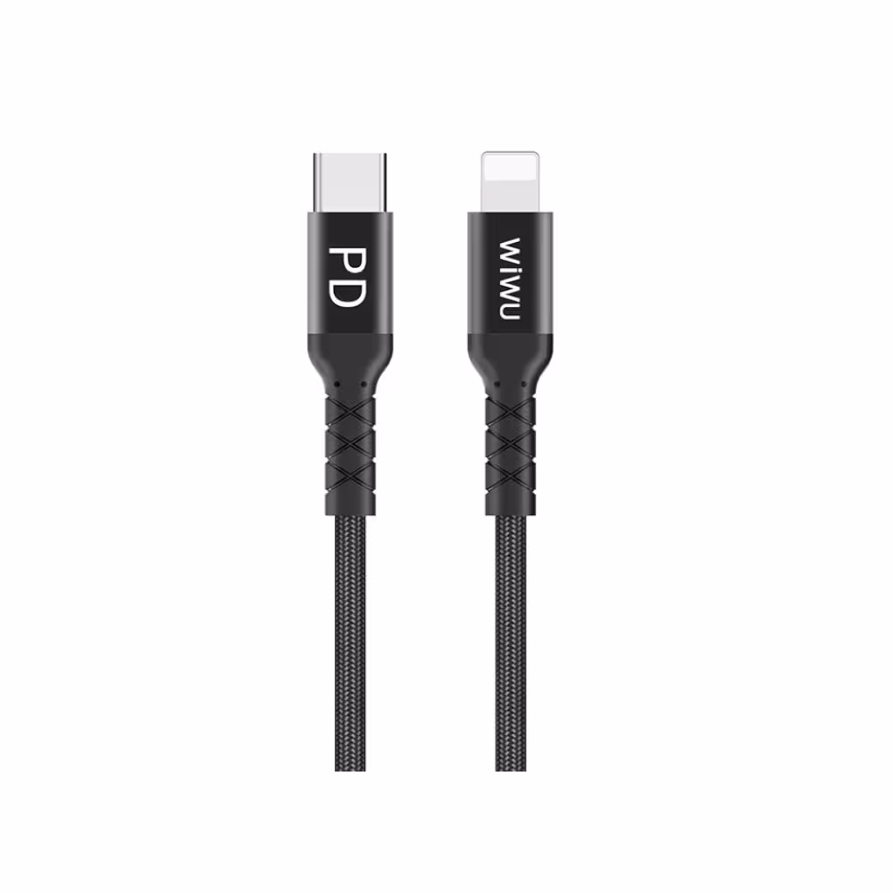 کابل تبدیل USB-C به لایتنینگ اپل ویوو مدل WIWU WP101 طول 1 متر