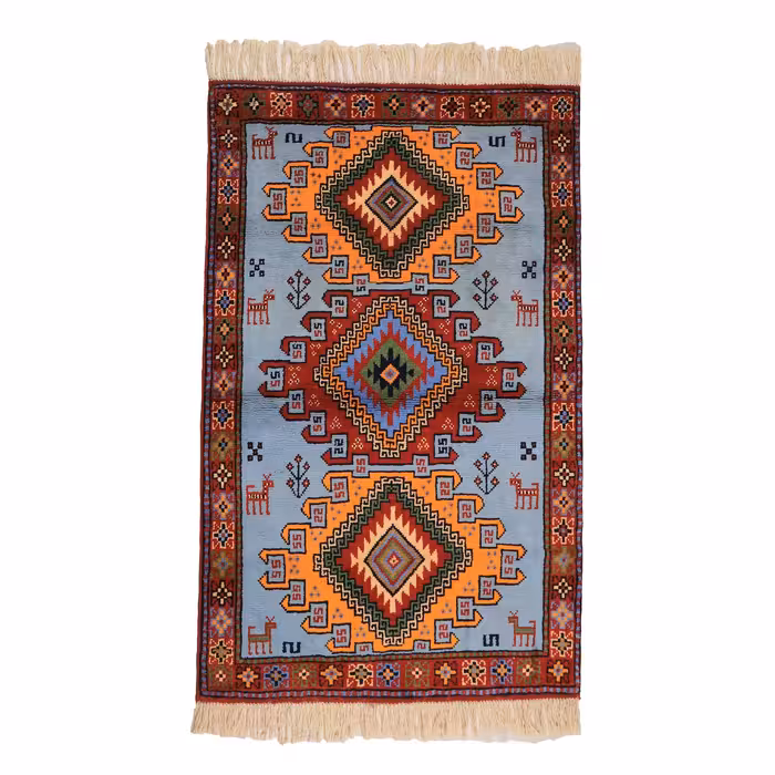 فرش دستباف دو متری مدل خراسان کد 4020207